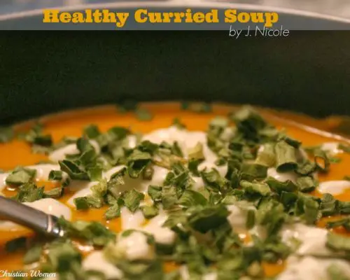 Healthy Curried Carrot Soup Recipe {by J. Nicole}