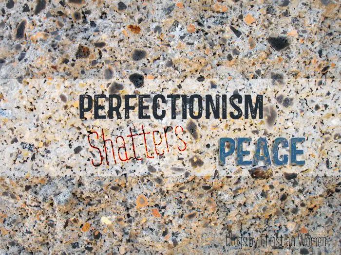 Perfectionism the peace robber