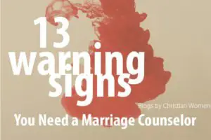 Marriage warning signs