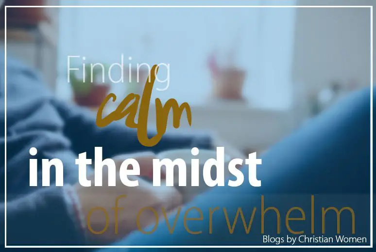 Finding Calm in the Midst of Overwhelm
