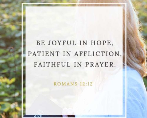 Finding Hope and Patience in Affliction